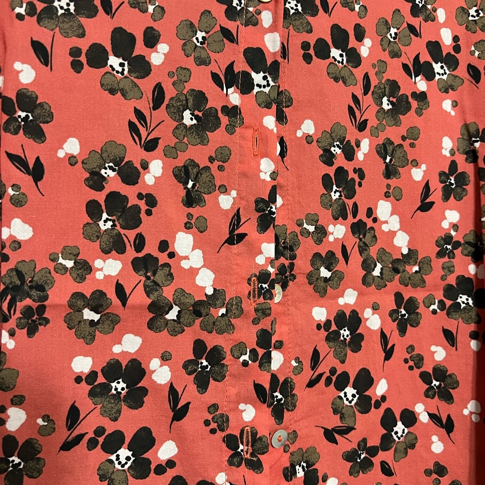 Johnny Was Calme Floral Button Down Blouse - Picture 3 of 4
